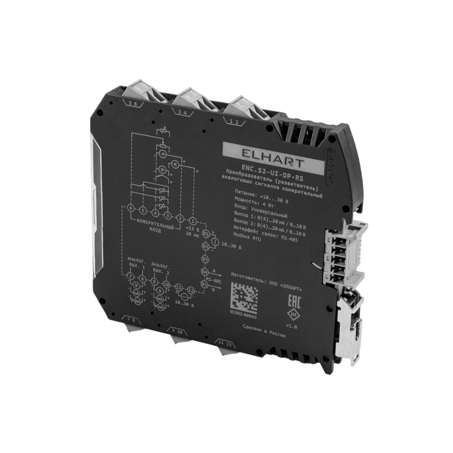 ENC.S2-UI-DP-RS Разветвитель сигналов с гальванической развязкой