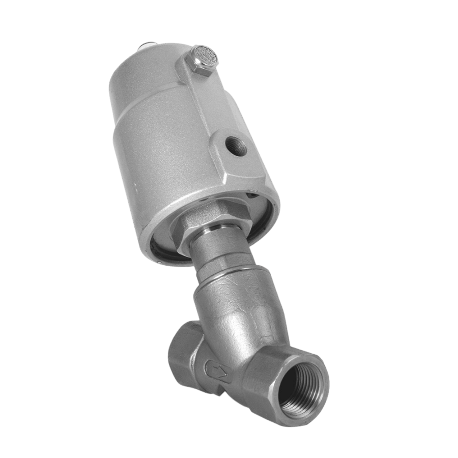 ASV-T-015-AL050 Клапан отсечной пневматический с резьбовым соединением