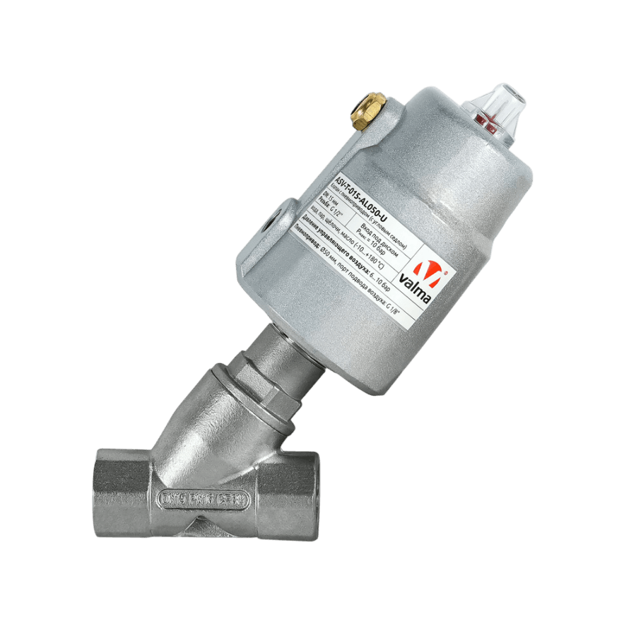 ASV-T-015-AL050-U Клапан отсечной пневматический с резьбовым соединением