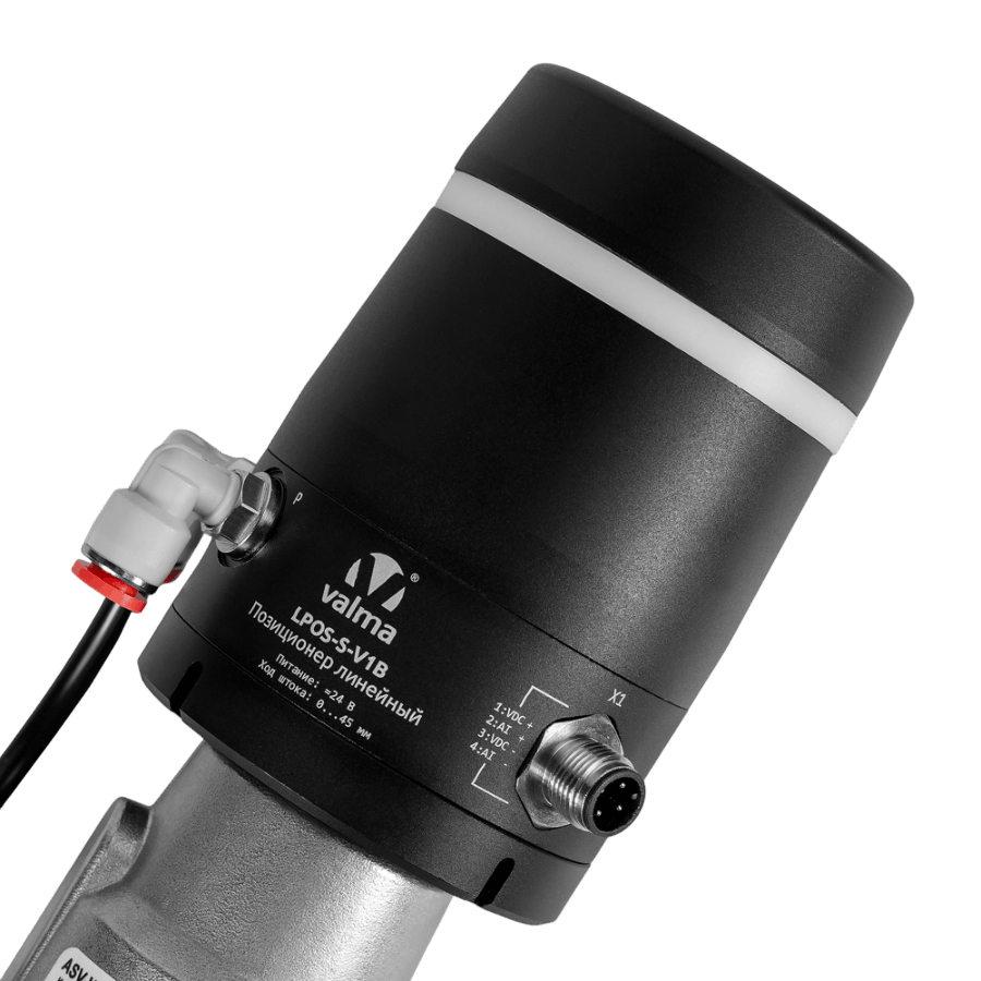 ASV-W-020-SS050-U-PA1-POS-V1B Клапан с позиционером и проф.диском