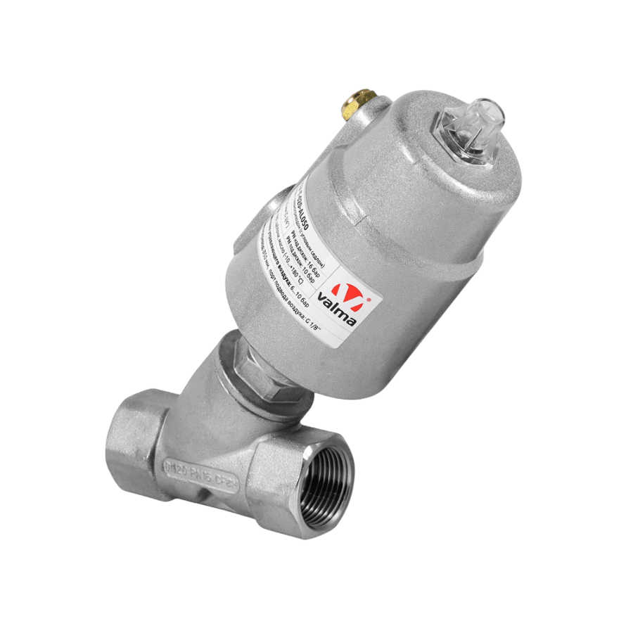 ASV-T-020-AL050 Клапан отсечной пневматический с резьбовым соединением