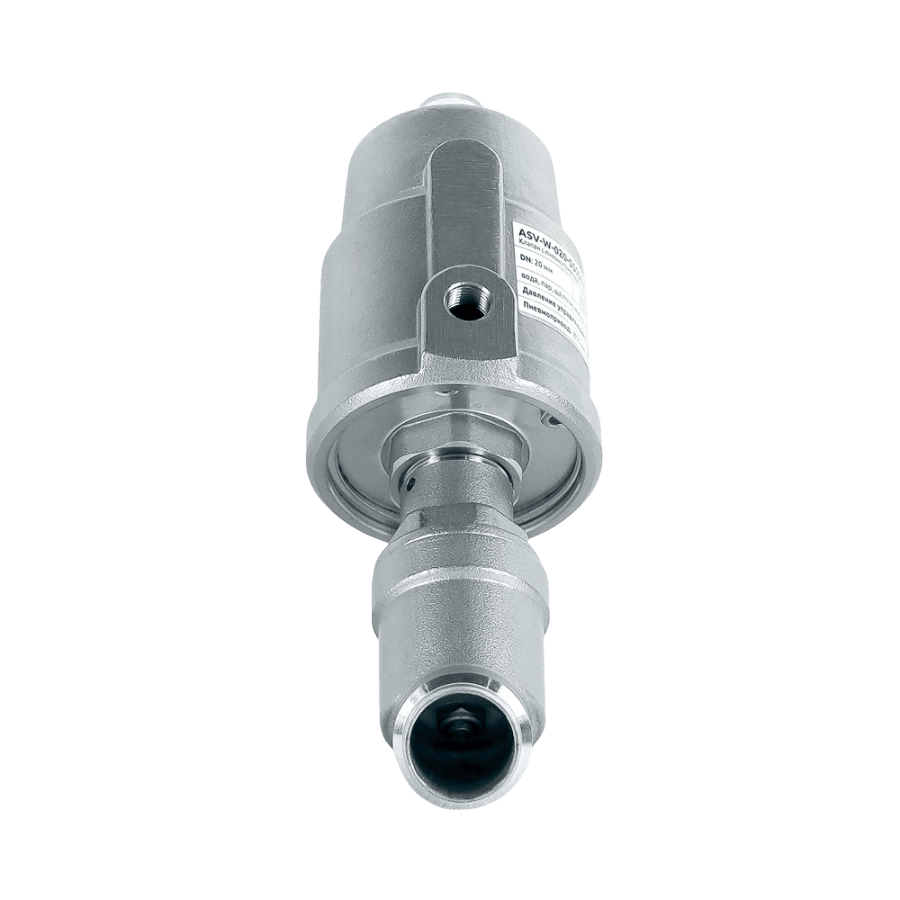 ASV-W-020-SS050-U Клапан запорный пневматический с приварным соединением