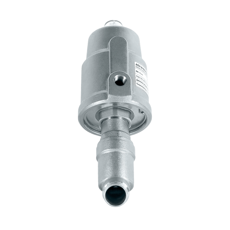 ASV-W-015-SS050-U Клапан запорный пневматический с приварным соединением