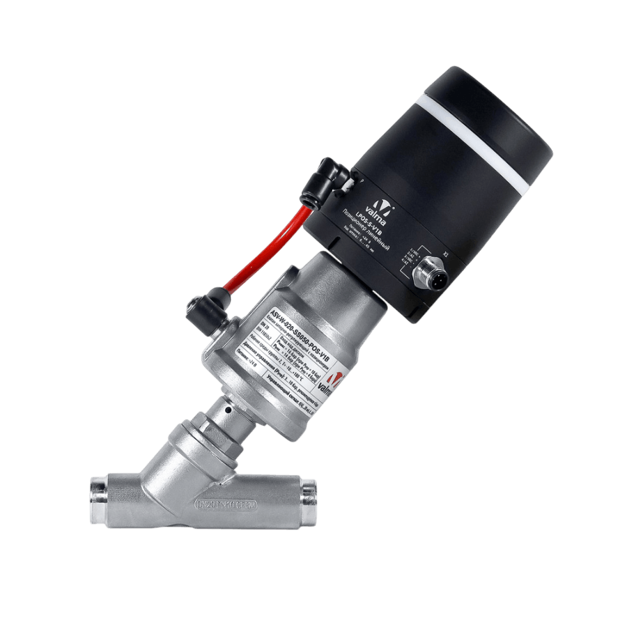 ASV-W-020-SS050-PB1-POS-V1B Клапан с позиционером и проф.диском