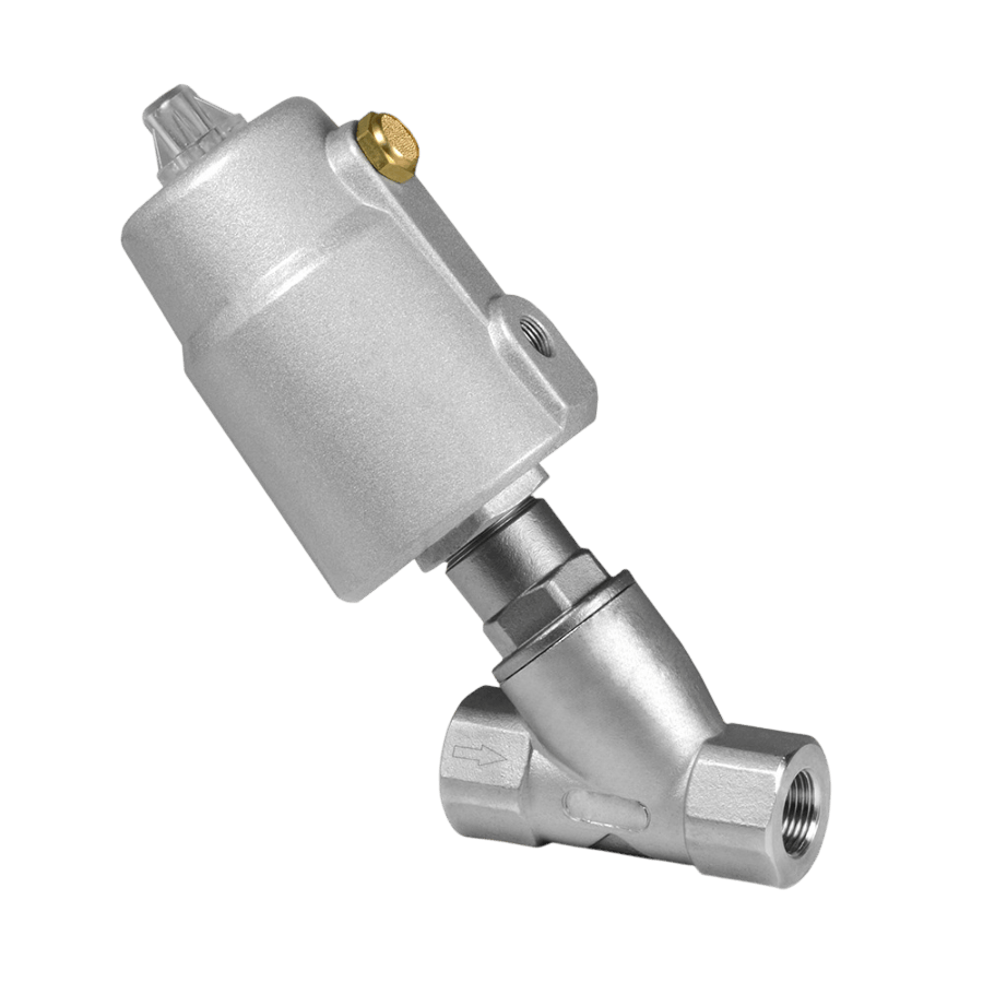 ASV-T-010-AL050 Клапан отсечной пневматический с резьбовым соединением