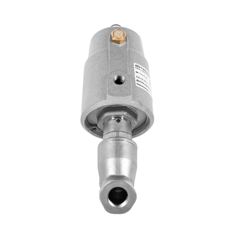 ASV-T-010-AL050 Клапан отсечной пневматический с резьбовым соединением