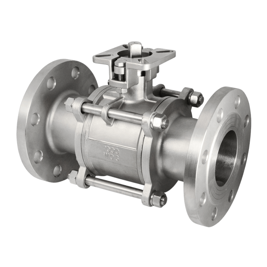 BAV-S304-3P-F-080 Шаровый клапан фланцевый