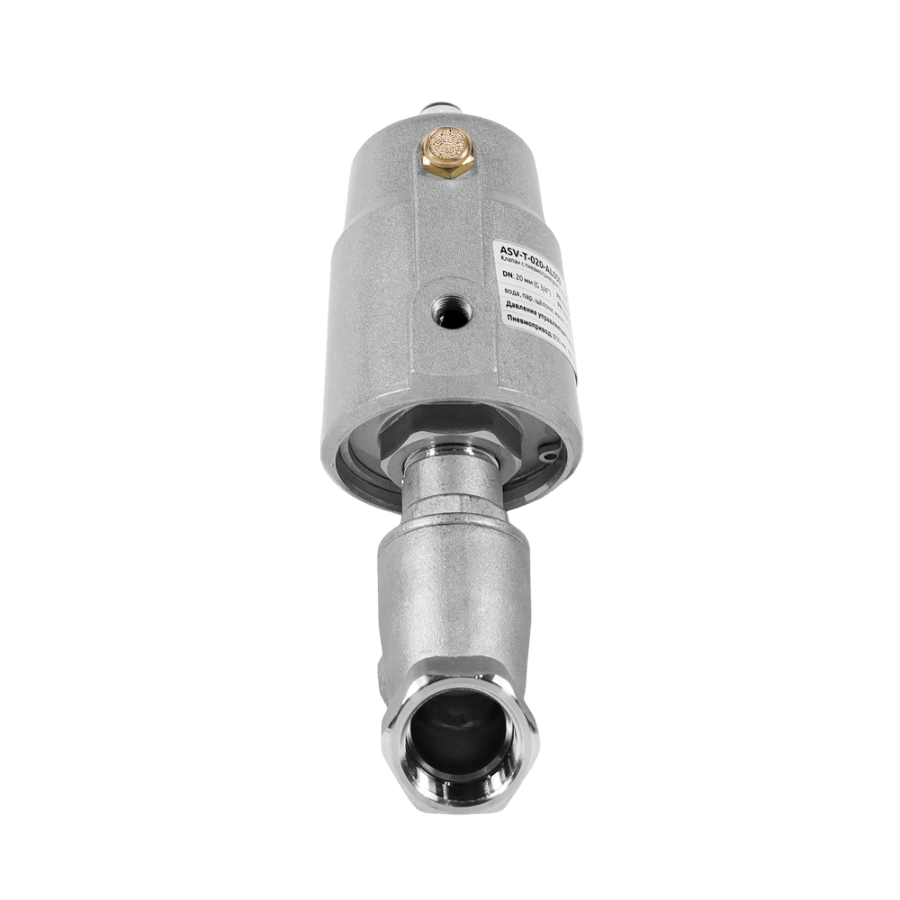 ASV-T-020-AL050 Клапан отсечной пневматический с резьбовым соединением