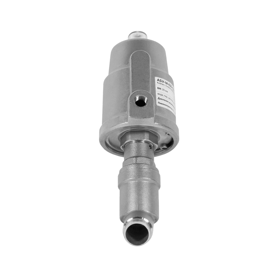 ASV-W-020-SS050 Клапан запорный пневматический с приварным соединением