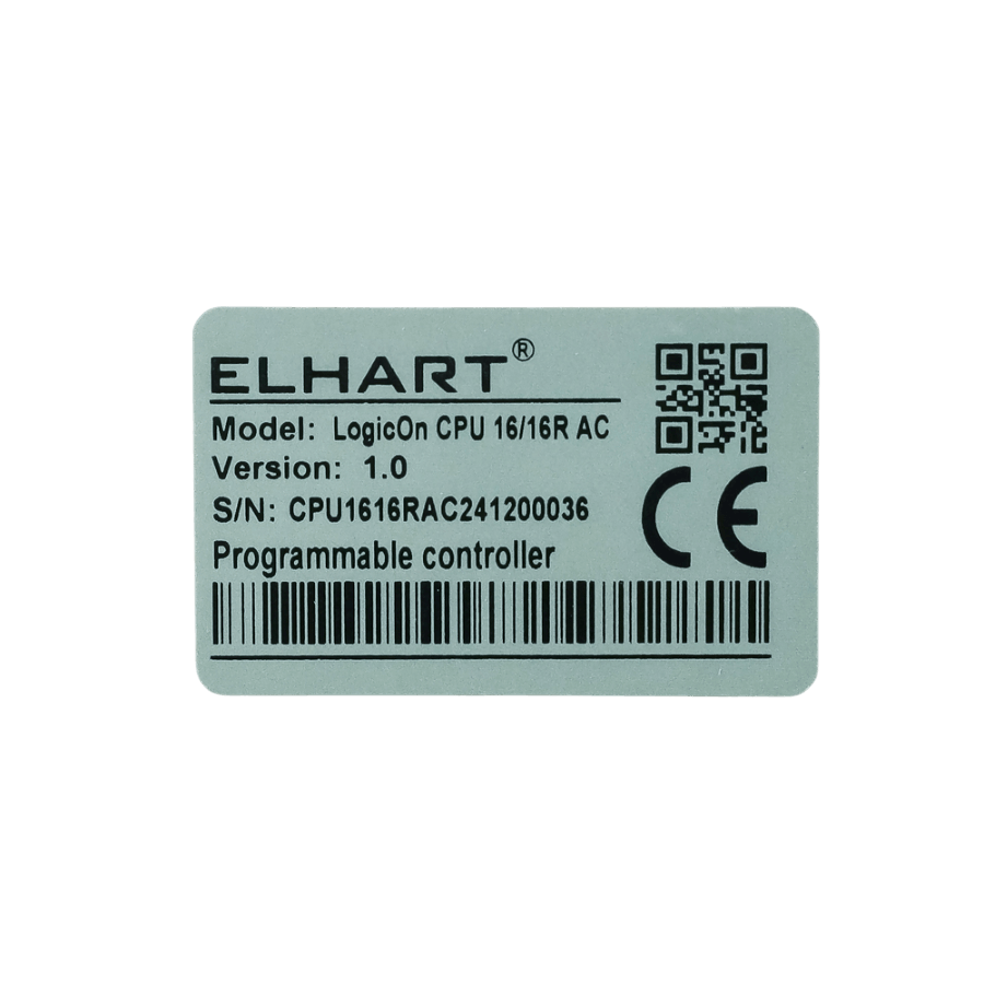 LogicOn CPU 16/16R AC Программируемый логический контроллер (ПЛК) ELHART