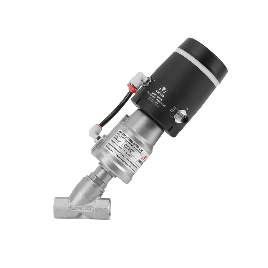 ASV-T-015-SS050-U-POS-V1B Клапан запорно-регулирующий с позиционером