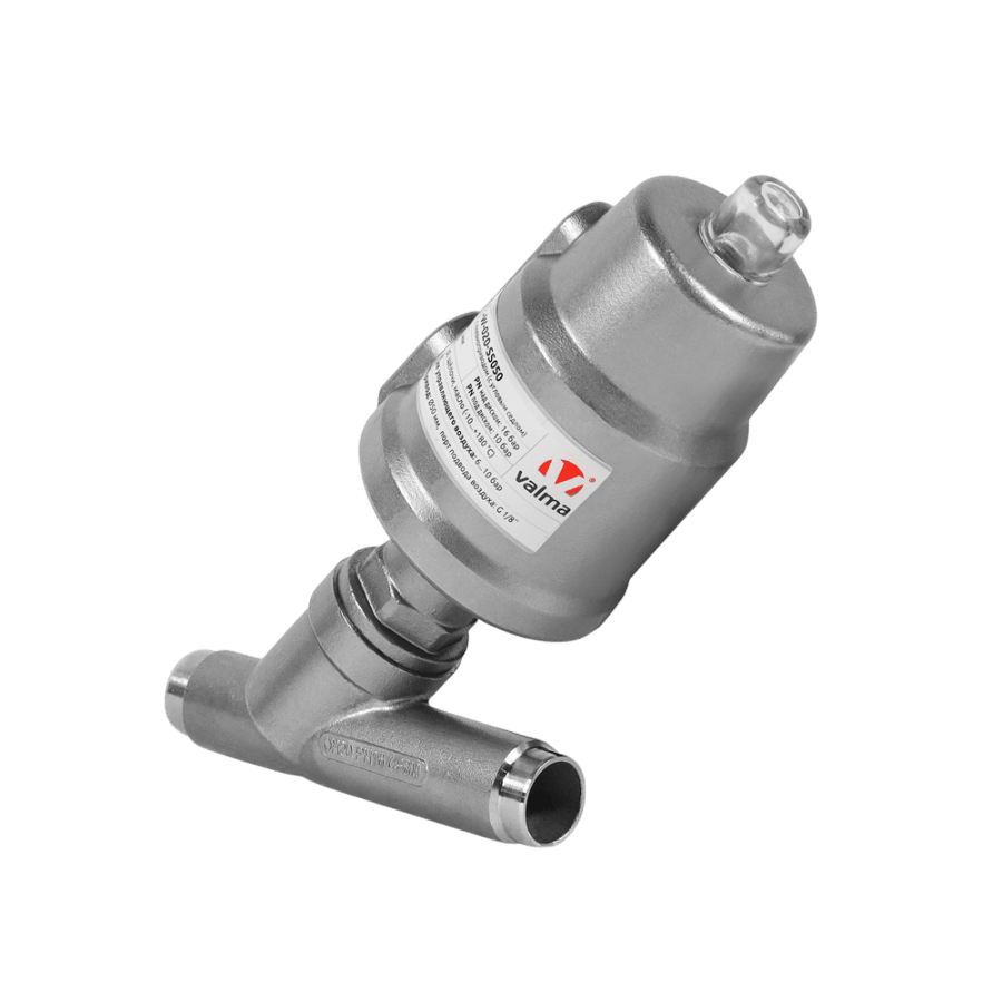 ASV-W-020-SS050 Клапан запорный пневматический с приварным соединением