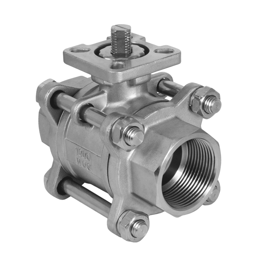 BAV-S316-3P-T-032 Клапан шаровой трехсоставной