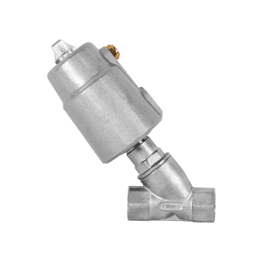 ASV-T-015-AL050 Клапан отсечной пневматический с резьбовым соединением
