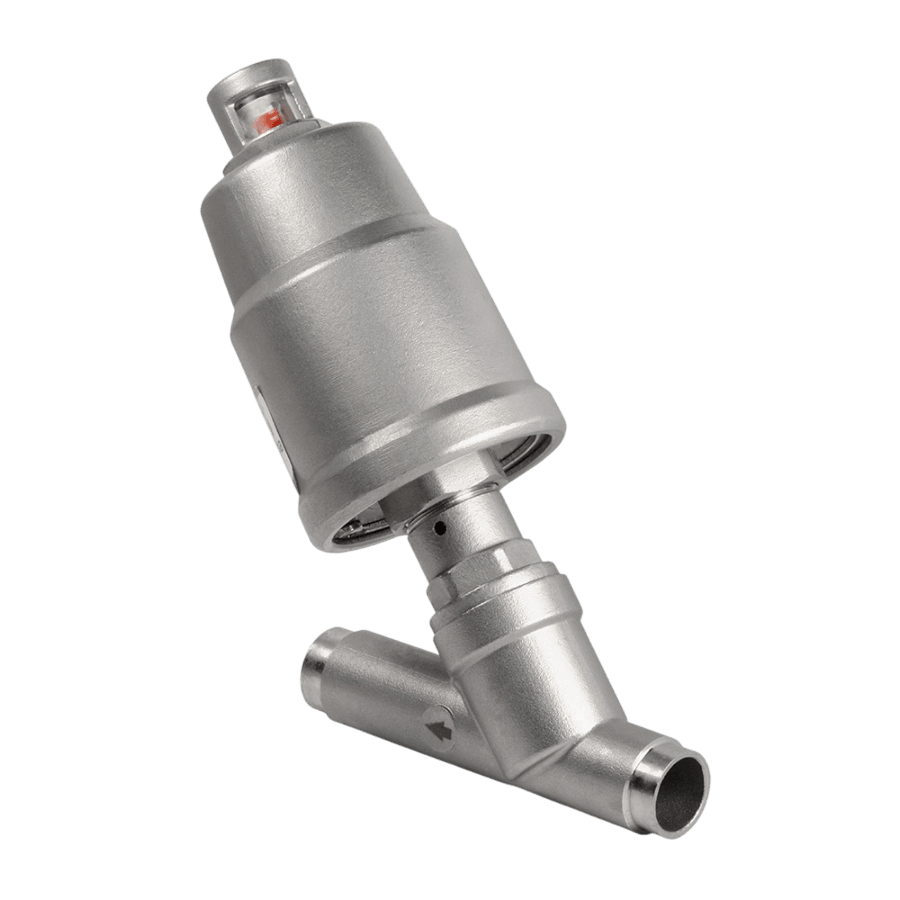 ASV-W-015-SS050-UNO Клапан запорный пневматический с приварным соединением