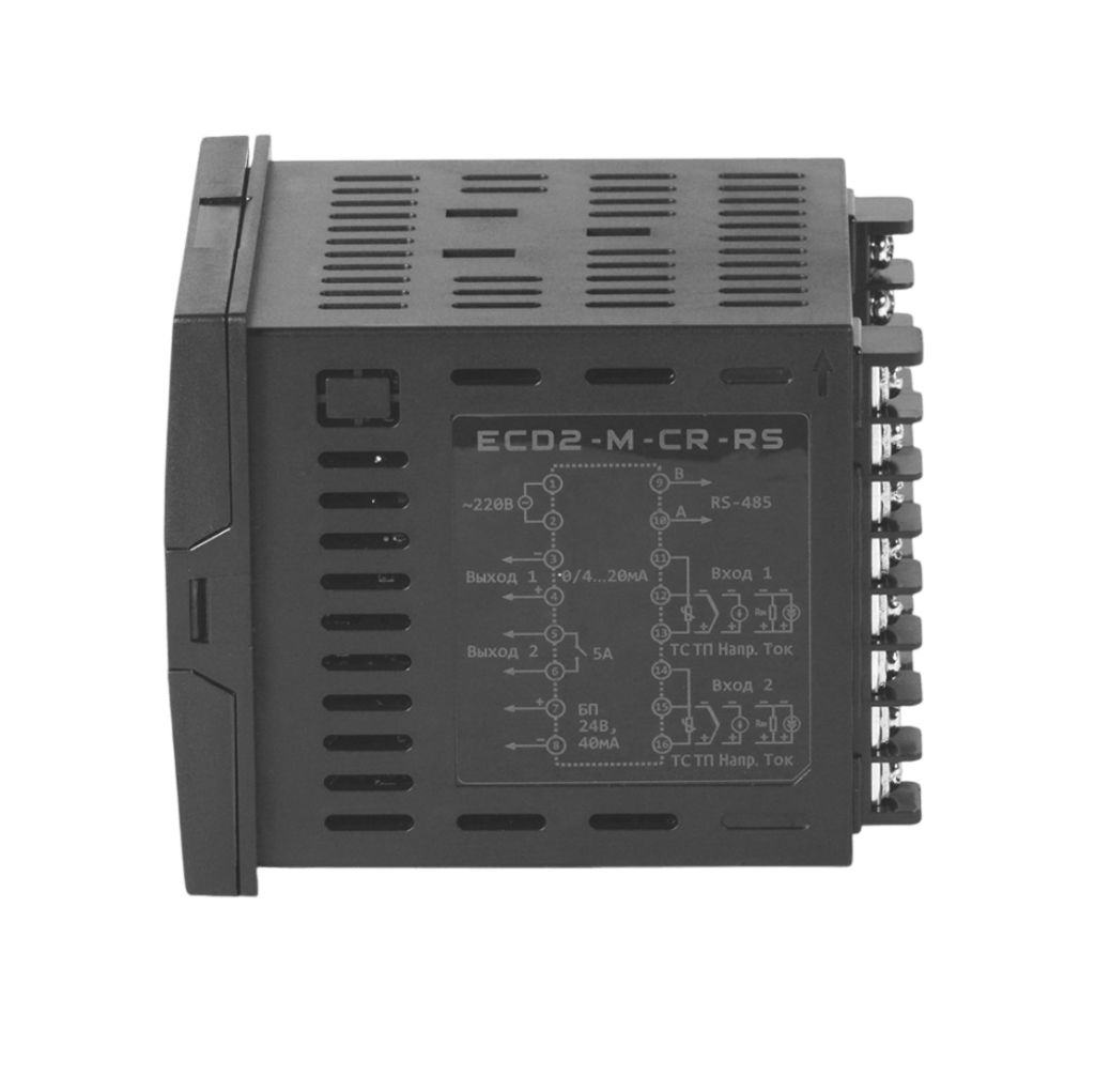 ECD2-M-CR-RS ПИД-регулятор 2-х канальный