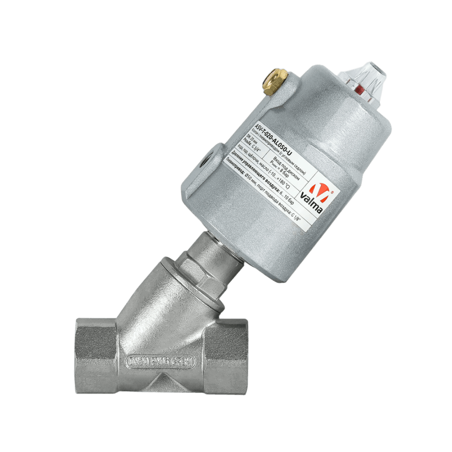 ASV-T-020-AL050-U Клапан отсечной пневматический с резьбовым соединением